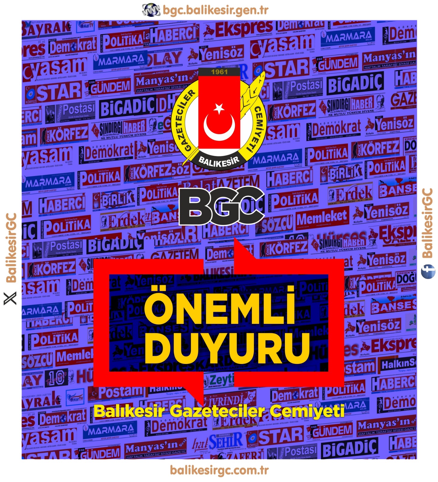 ÜYELERİMİZE ÖNEMLİ DUYURU